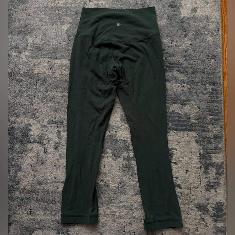 Lululemon Align 21” Crop Leggings, Women’s 4, Teal Shadow - Picture 5 of 7